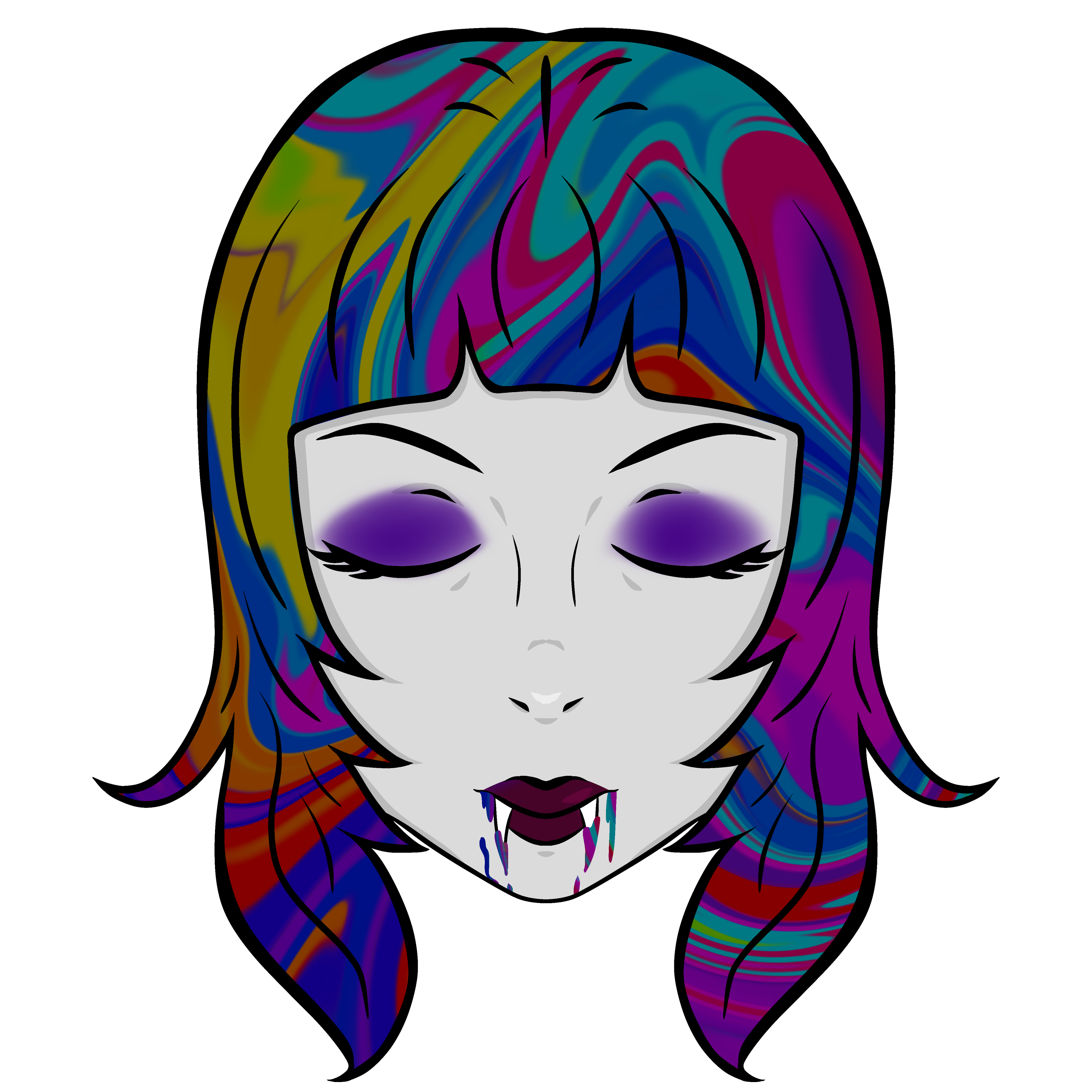 Dye Monster Sticker 4”